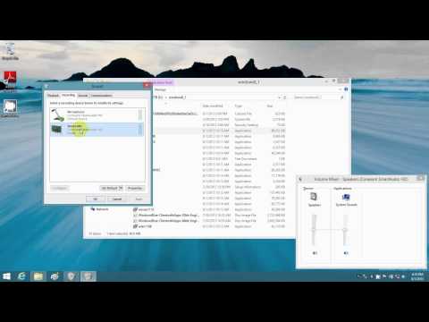 Enable Stereo Mix Recording In Windows 8