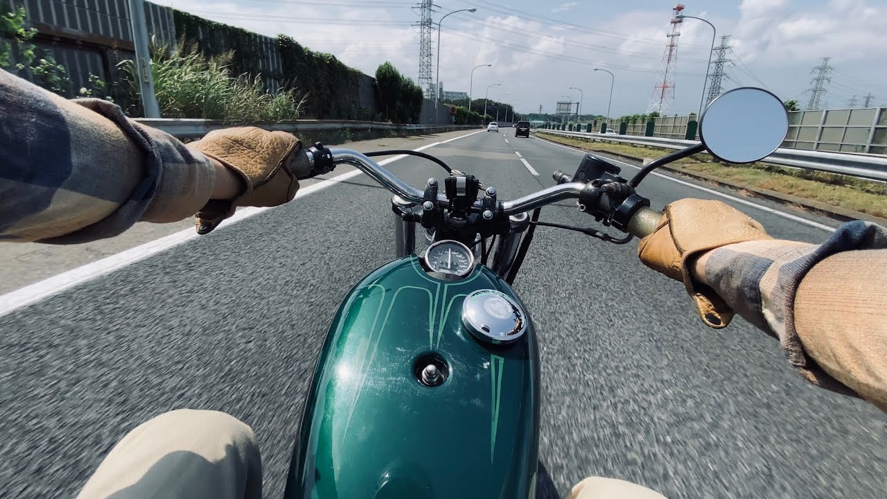 雨の日に観る キャンプ道中 走行風景 Kawasaki Custom W650 Pov Only Motorcycle Driving Scenery Unroof 字幕ありsubtitles Youtube