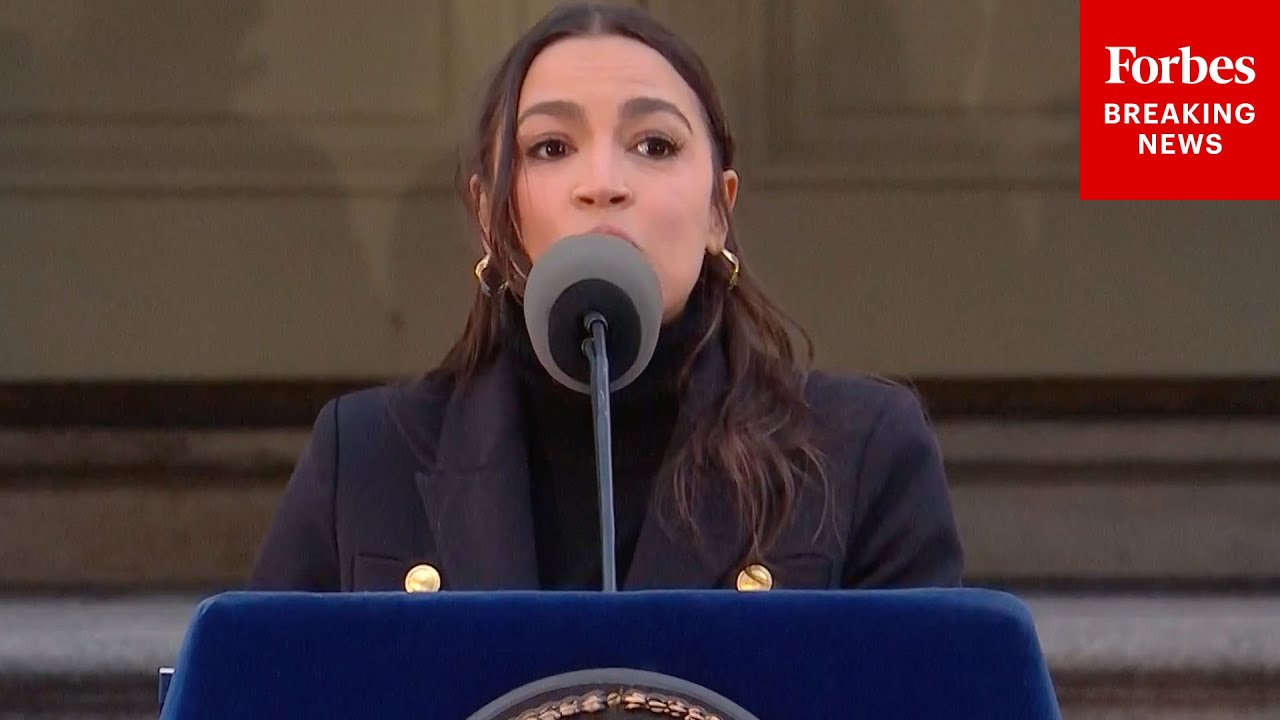 BREAKING NEWS: AOC Speaks At Zohran Mamdani's Oath Of Office Ceremony In New York City
