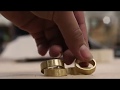Brass Rings made on the AXIOM CNC Brass Rings made on the AXIOM CNC