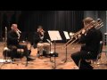 Capture de la vidéo Mikrokosmos #124 - Manhattan Slide Project - Trombone Quartet