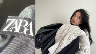 ZARA HAUL | fall &amp; winter basics 2020