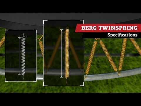 Батут з сіткою BERG Champion Grey 330 + Safety Net Deluxe (35.41.23.01 + 35.72.21.03), видео 4