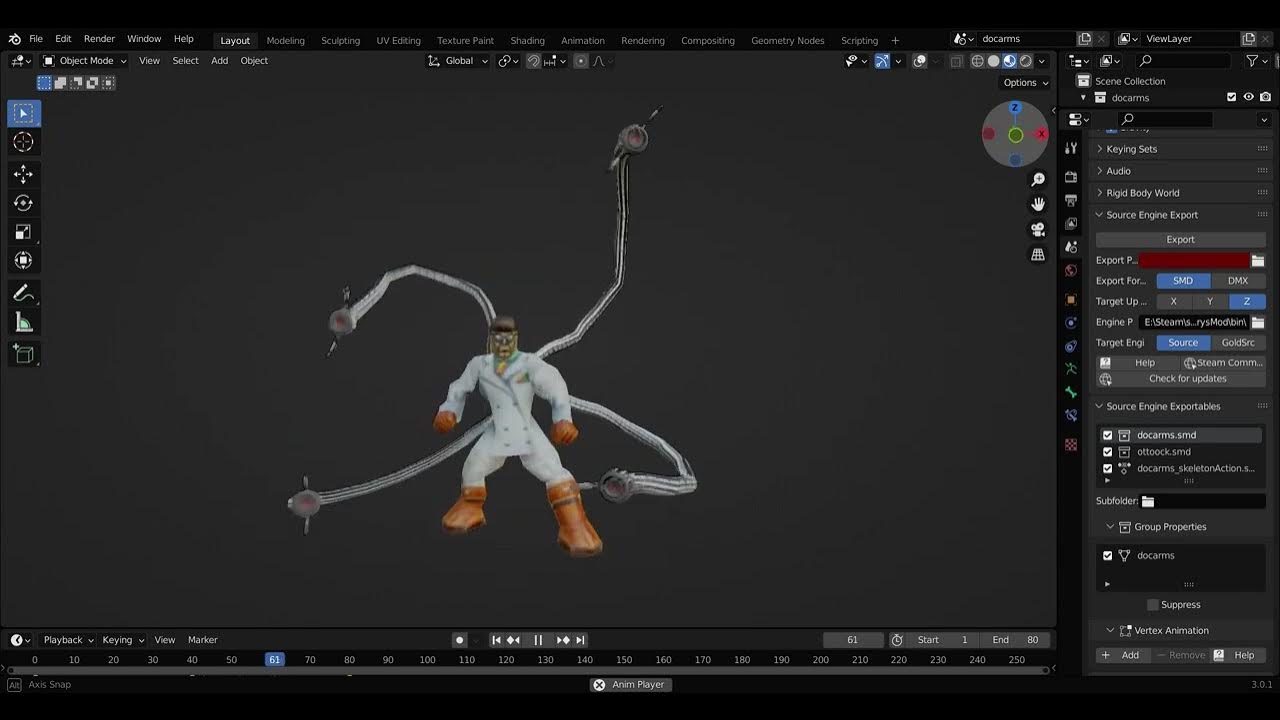 GMOD Spider-Man Project - Spider-Man 2000: Doctor Octopus idle ...