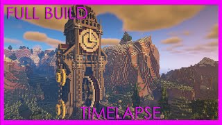 Minecraft | Steampunk Clocktower Build Timelapse Teaser | #Shorts