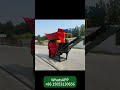 soil shredder crusher machine with double layer mesh screen