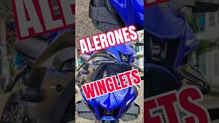 ALERONES / WINGLETS  YAMAHA R7 #yamahar7 #yamaha #yamaharacing #motodetailing #yamahabikes