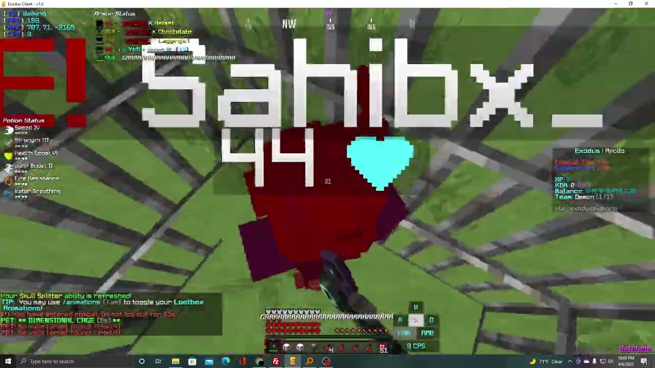 OG ExodusPvP | Damage Test | discord.gg/ExodusPvP