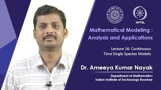 Continuous Time Single Species Models