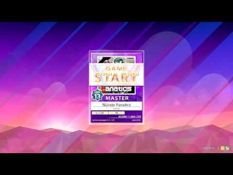 【チュウニズムCRYSTAL】MASTER Nijirate Fanatics ランクSS