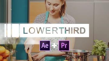 Create a Lower Third in After Effects & use it in Premiere Pro with Live Text Templates