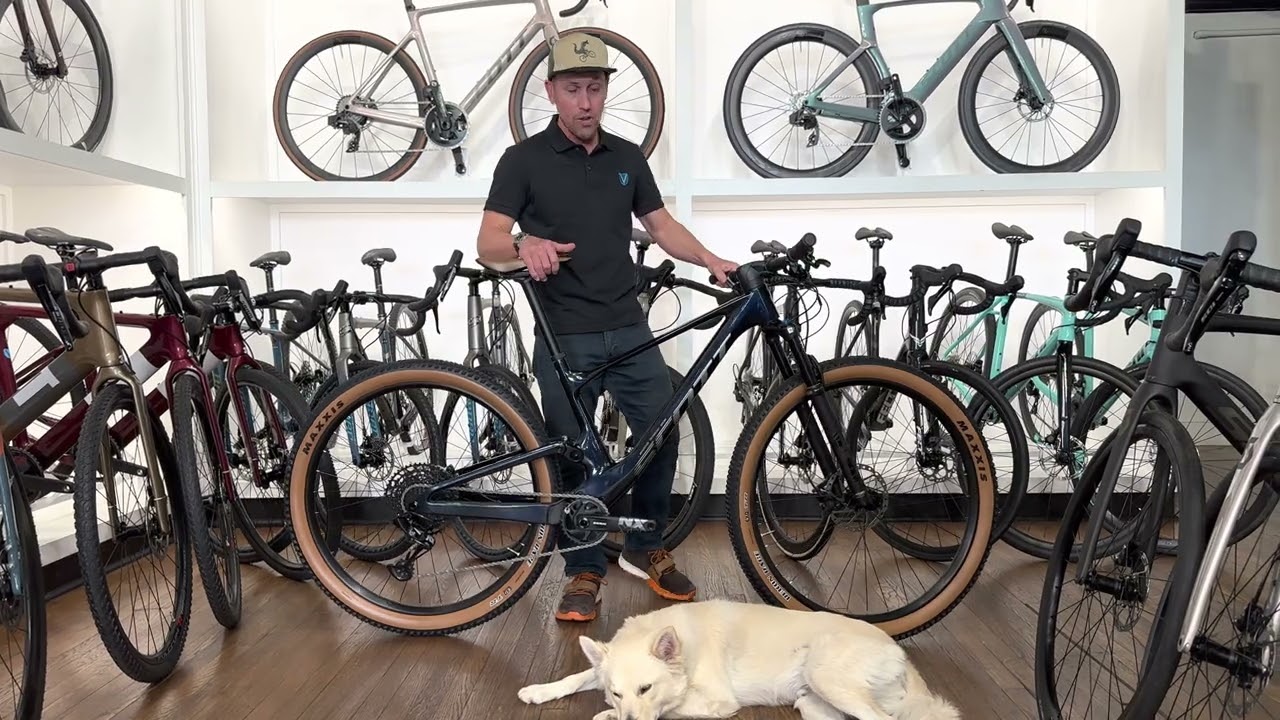 Scott Spark RC Comp Blue - the new 2023 model is here at Victory Bicycle Studio