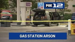 Man accused of trying to start fire at Vancouver gas station