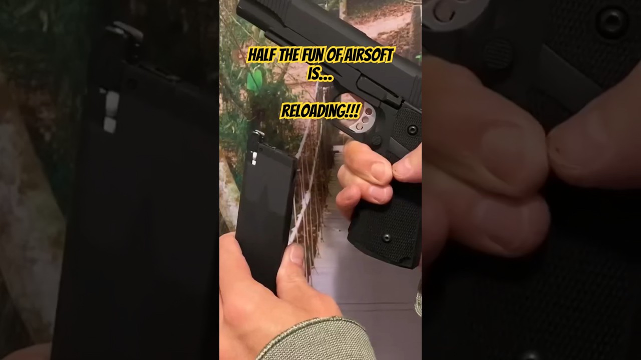 Half the fun of Airsoft is reloading! 