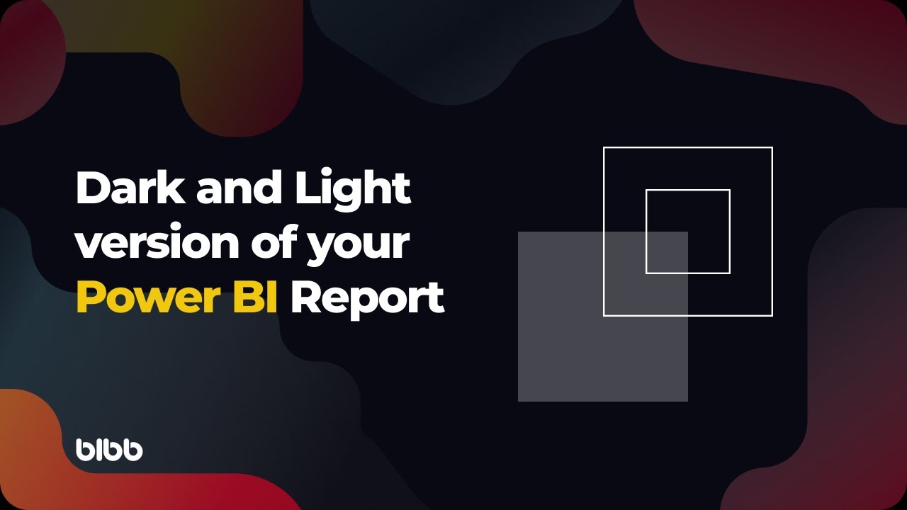 Having a dark and light version of your Power BI Report. - YouTube