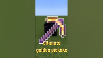 The power of the ultimate golden pickaxe
