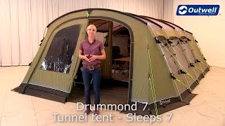 Outwell Drummond 7 Tent | Innovative Family Camping