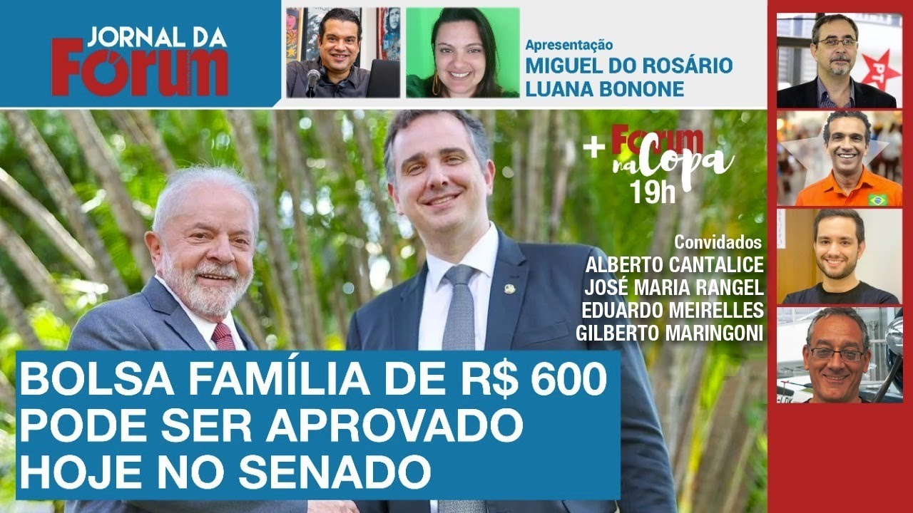 Plenário do Senado vota hoje PEC da Transição, que garante R$ 600 mensais para famílias carentes