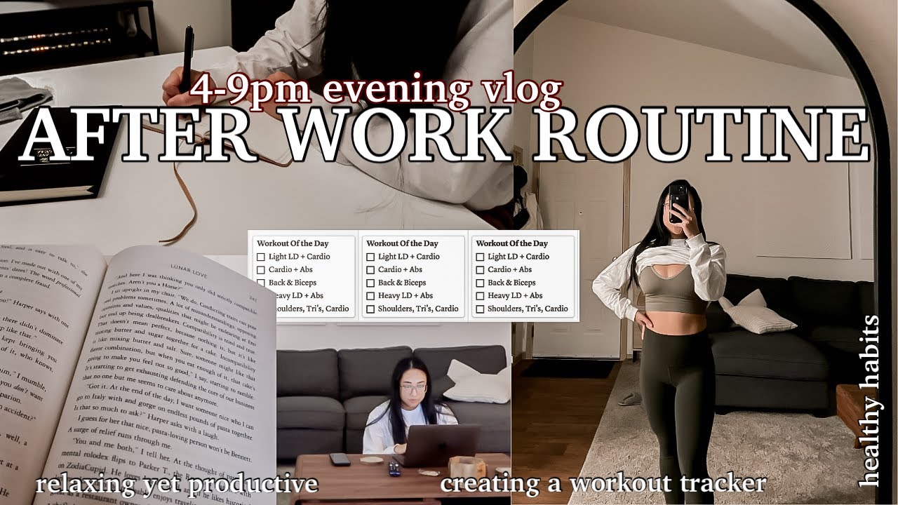 WINTER AFTER WORK EVENING ROUTINE 2023