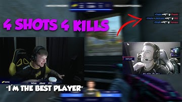 S1MPLE *INSANE 1 TAPS* 4 SHOTS 4 KILLS SCREAM IS BACK?! CSGO HIGHLIGHTS