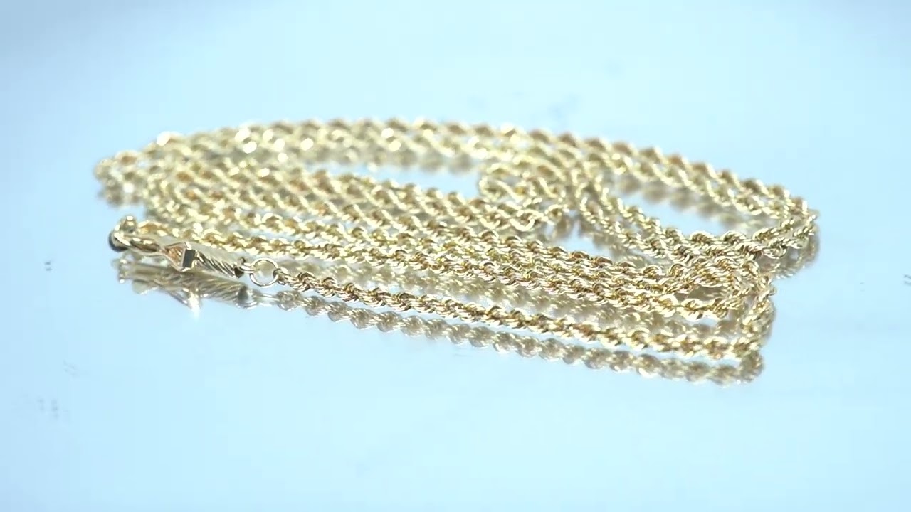 PAT PEND刻印 フレンチロープチェーン | 芦屋Antico
