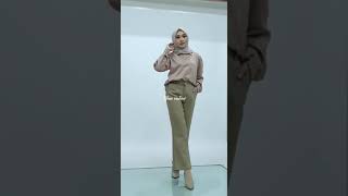 Celana Kerja Cutbray Panjang Wanita PUTIH-Cutbray Pants