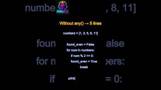 Stop Using Loops in Python! This 1 Line Trick Saves HOURS 🔥#shorts Details