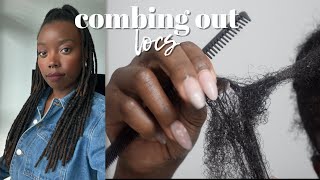 i combed out my locs after 5.5 years & it's not for the weak 😮‍💨 | FRMEECH