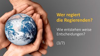 Wer regiert die Regierenden? - Vortragsreihe (3/7) mit Kurt Piesslinger