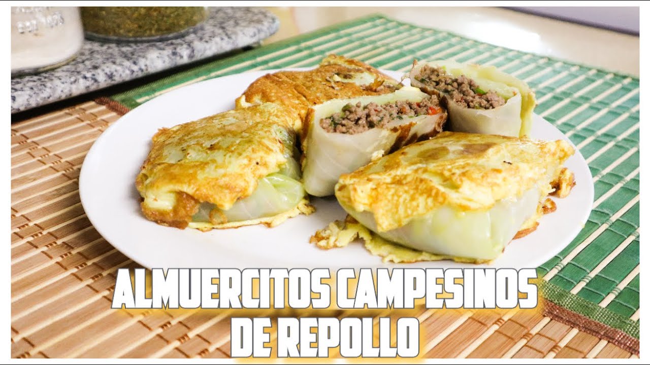 Almuercitos de repollo campesinos.