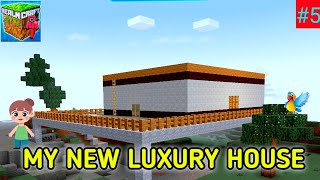 MY NEW LUXURY HOUSE | REALMCRAFT 3D  MINE BLOCK WORLD GAME #5 screenshot 5