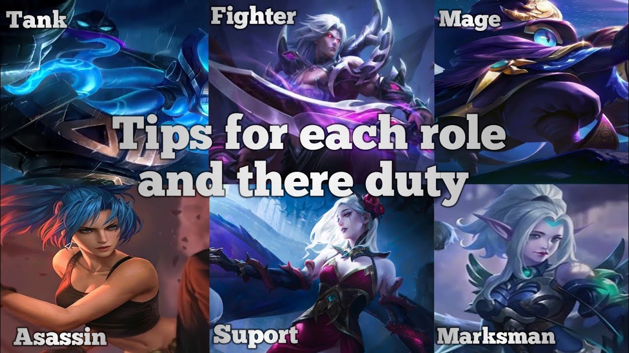 Mlbb All Roles MLBB| Learn how to play all roles and be more effective |موبايل ليجند ...