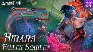 Hero Spotlight | New Hero Hirara | Fallen Scarlet | Mobile Legends: Bang Bang