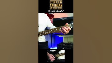 Thumbnail of 3 Minute Lessons - SCUTTLE BUTTIN' (intro) - Stevie Ray Vaughan. #guitarlesson