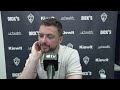 Press Conference | Matt Wells on road loss, defensive grit of squad