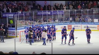 Final Minute and Post Game Celebration of the Rochester Americans Closing off the Toronto Marlies