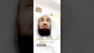 معنى قولة تعالى ( حتى يلج الجمل في سم الخياط)