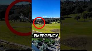 Pilots Forced to Land on Golf Course #shorts