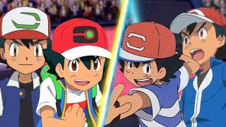 Pokemon Battle: Galar Ash and Kanto Ash Vs Kalos Ash and Alola Ash