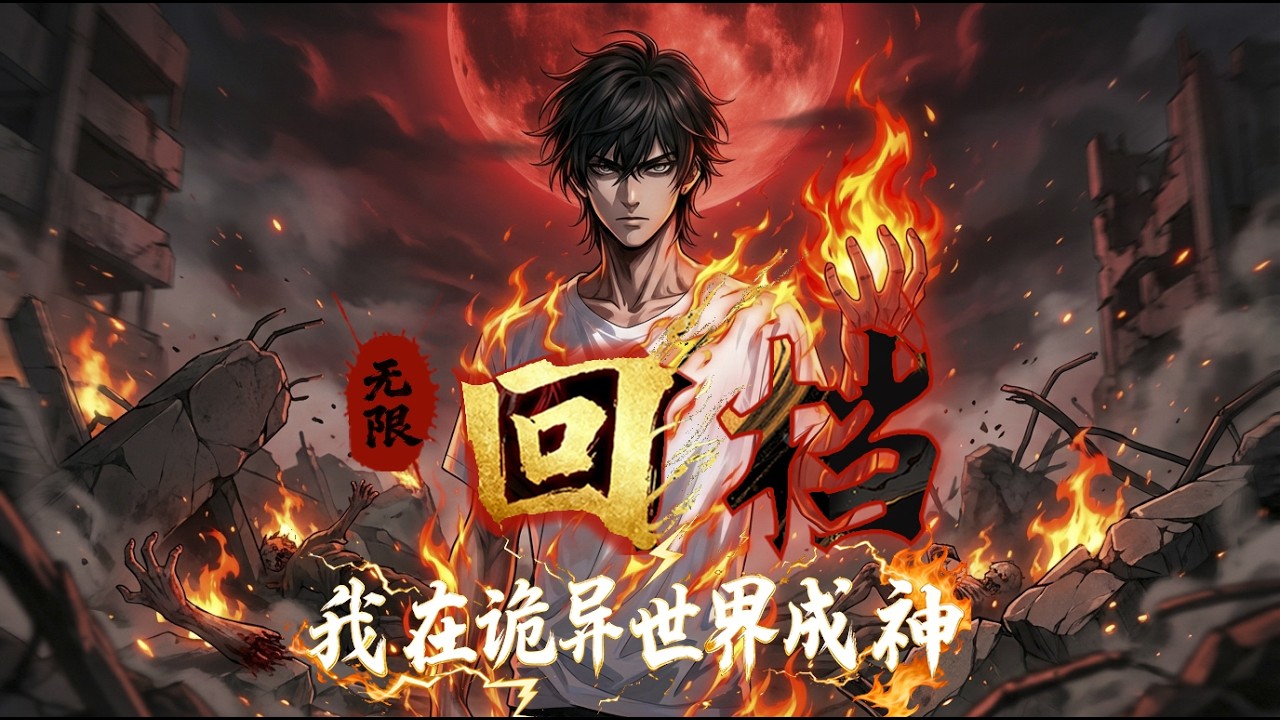 【FULL】無限回檔：我在詭異世界成神🔥穿進詭異世界，我被S級女鬼纏着喊哥哥。每次死亡都能回檔重來，當我殺穿全球鬼域，她掀開紅蓋頭：「這次，換我保護你。」#男頻 #逆襲 #動漫