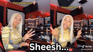 PinkyDoll Gets FLAMED For Her Trash Song Called, "Yes Popcorn"
