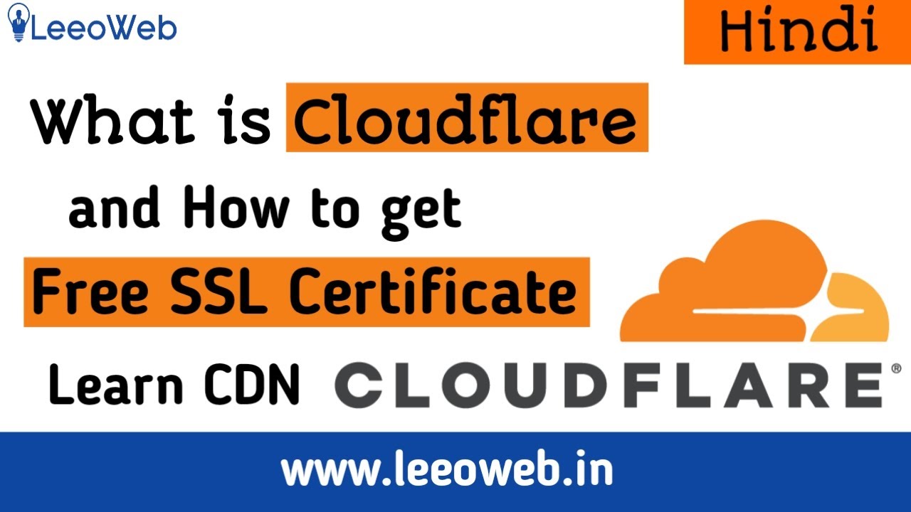 What is Cloudflare ? | How to get Free SSL Certificate | How To Convert ...