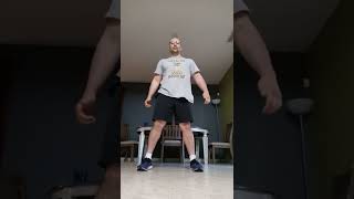 20 Jumping Lunges into 1 minute Deep Squat Hold (set 1 of 3)