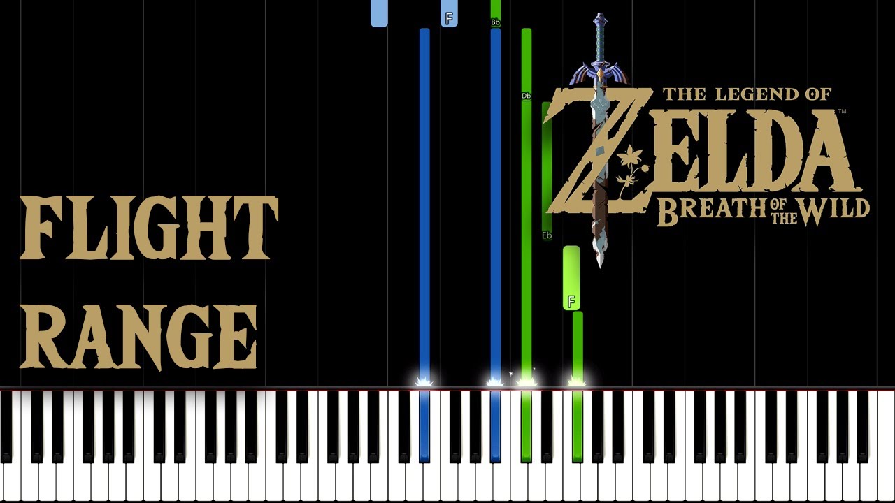 Flight Range - The Legend of Zelda: Breath of the Wild (Piano Tutorial)