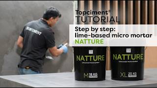 TUTORIAL | How to Apply Lime-Based Micro Mortar on Walls and Floors with Natture (Step by Step)