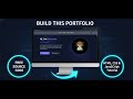 Build a Stunning Portfolio Website Using HTML, CSS &amp; JavaScript | Modern UI Design