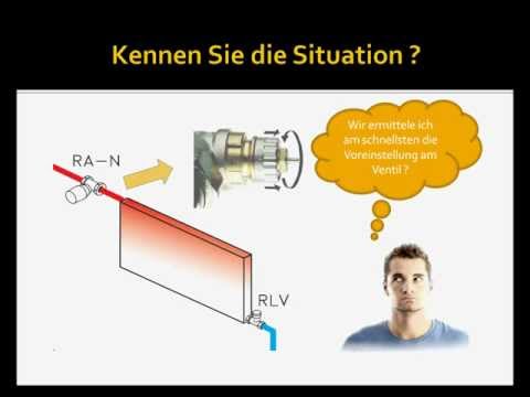 Hydraulischer Abgleich Tutorial - Berechnung der Voreinstellung mit der Datenscheibe @berndscheithauer