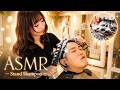【ASMR】限界突破のスースー感🥶謎の剣山ブラシで激しめスタンドシャンプー