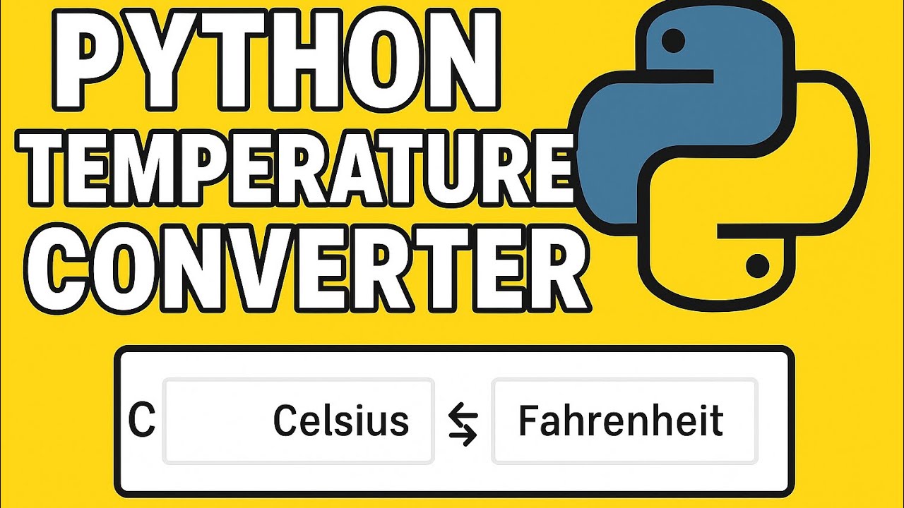Temperature converter using python|Beginner 