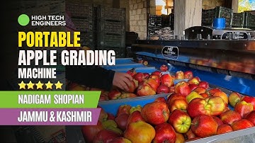 Portable Apple Grading Machine in Nadigam Shopian, J&K by High Tech Engineers | Hi-Tech Fruit Grader